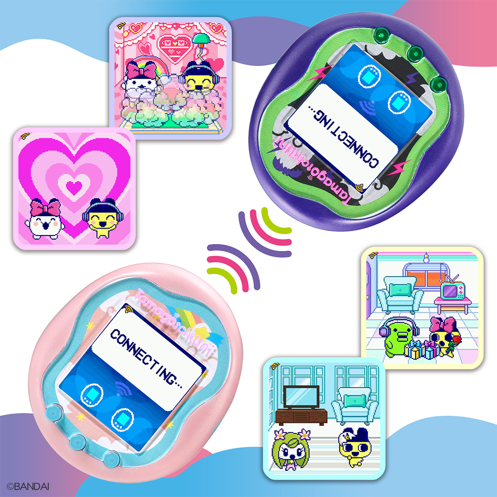 【美品】Tamagotchi Uni angel festival おまけ付き Bandai Tamagotchi Uni Travel To Angel Festival Monster Carnival